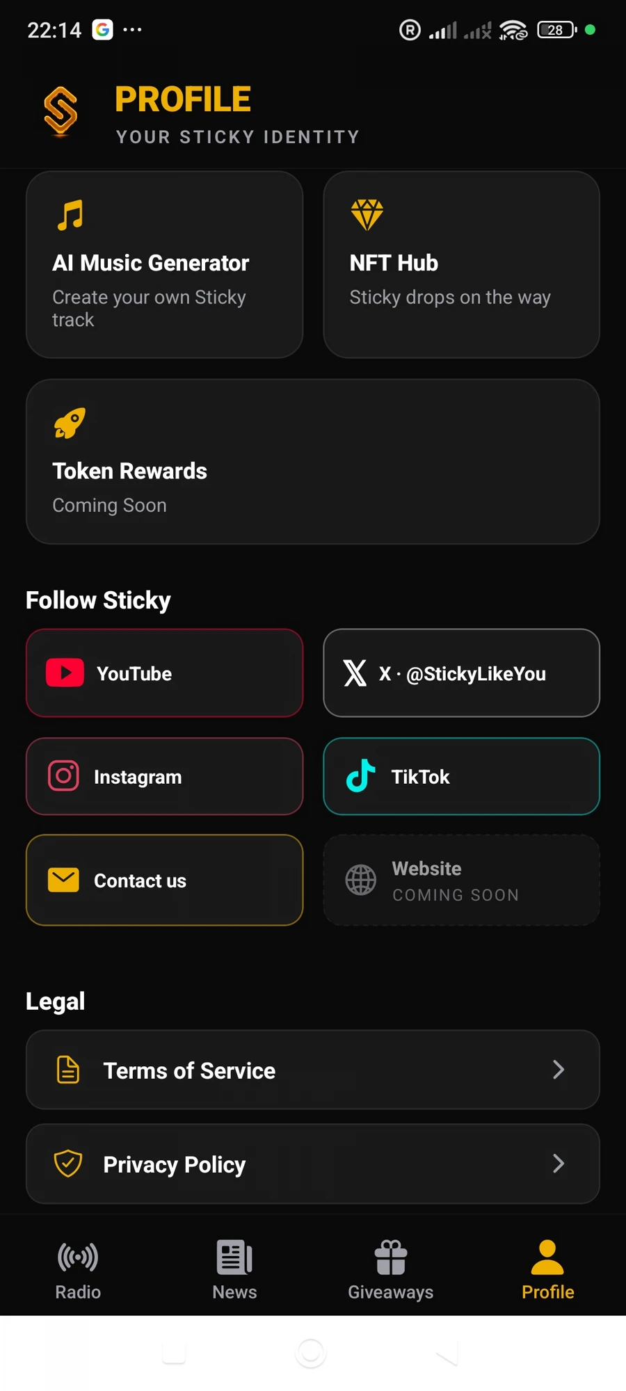Sticky Login
