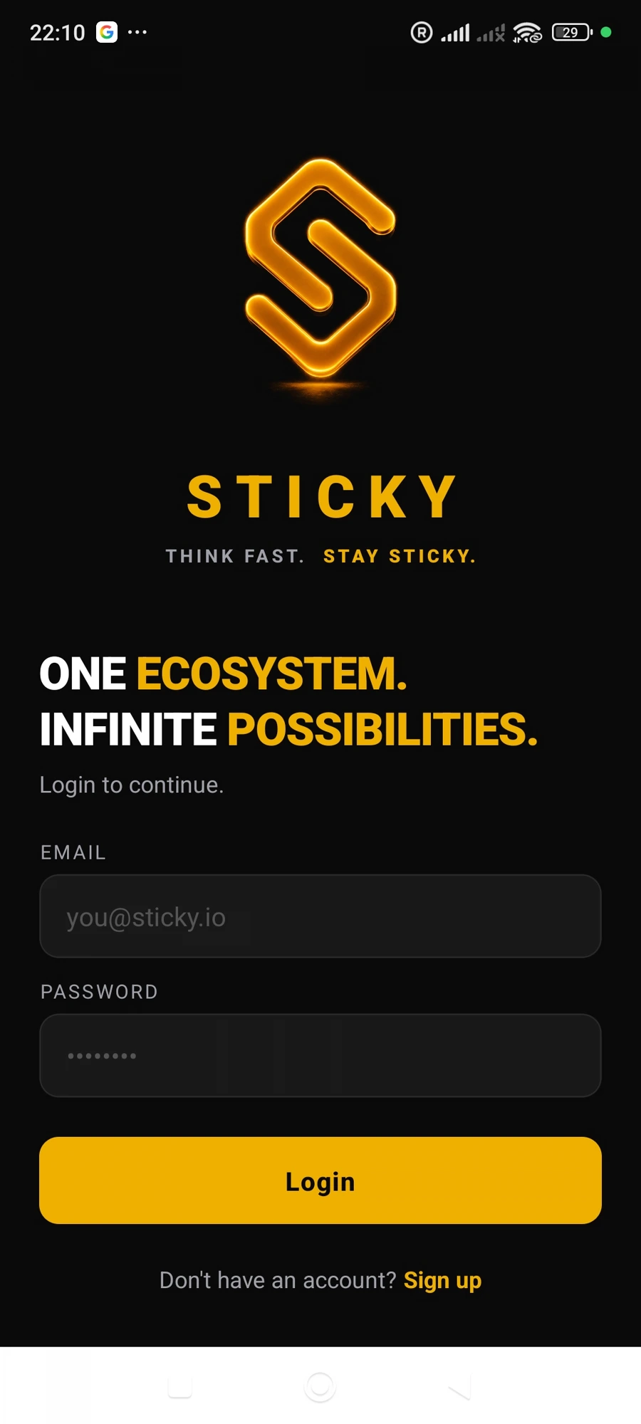 Sticky Profile
